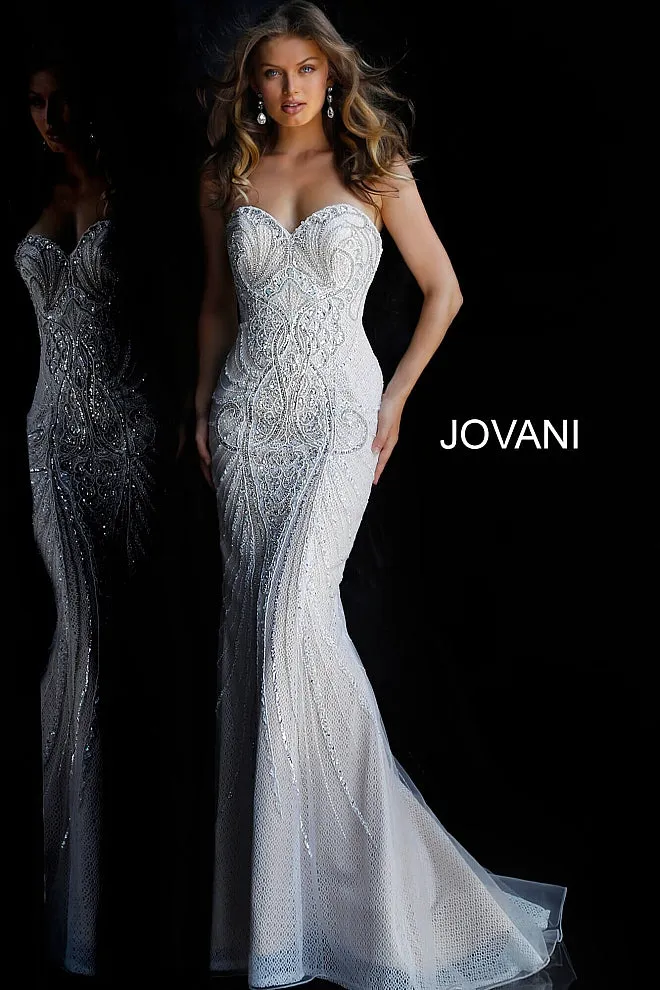Jovani 45566 Evening Pageant Dress with Cape