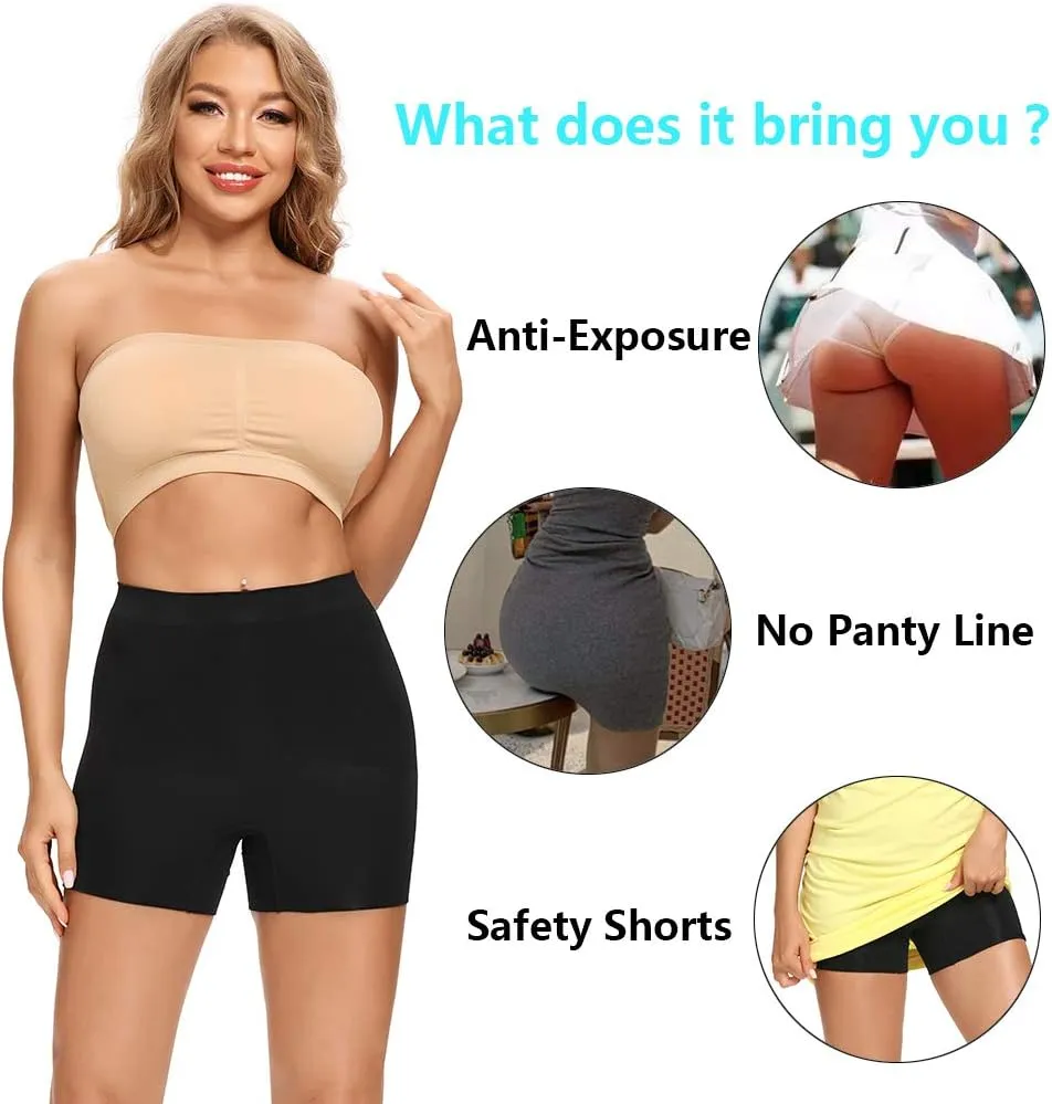 JOYSHAPER Boyshorts Panties for Women Anti Chafing Underwear Slip Shorts for Women Under Dress