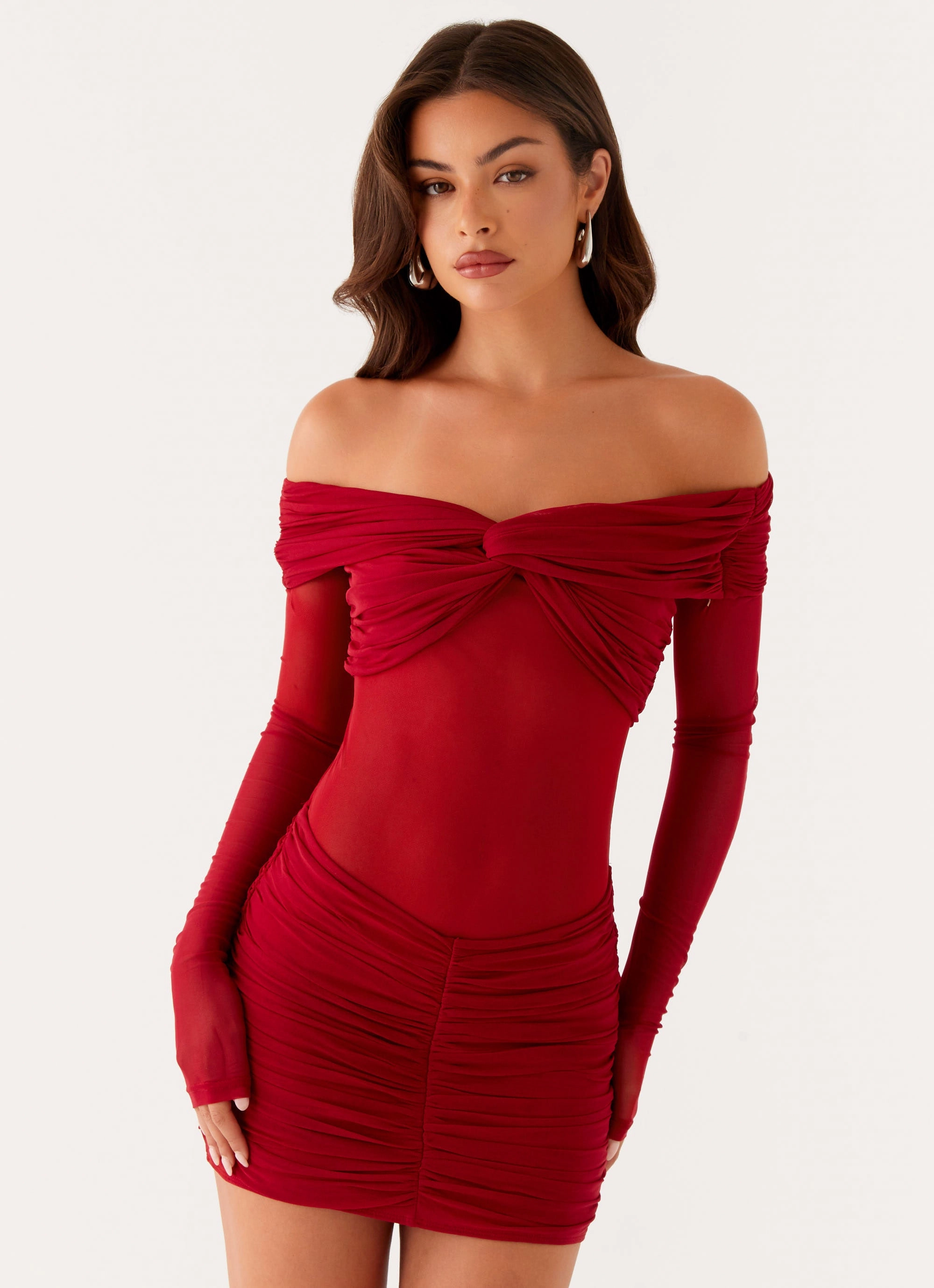 Everyday Use Versatile dress for layering Jules Mini Dress - Raspberry