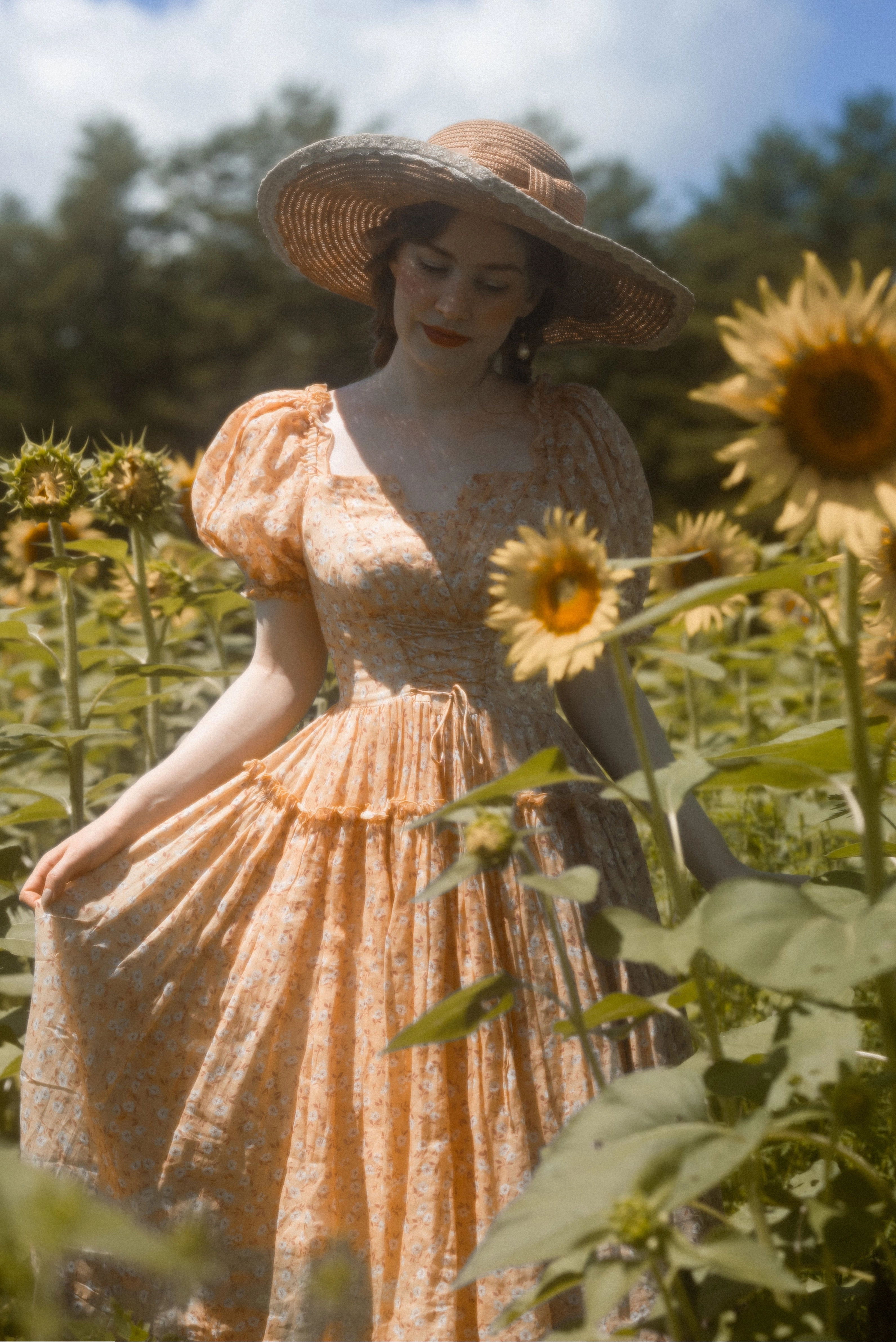 Hollow Fiber Fill Julia 35 | Floral linen dress