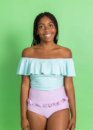 Just Lilac | Mid-Ruffle Bottoms