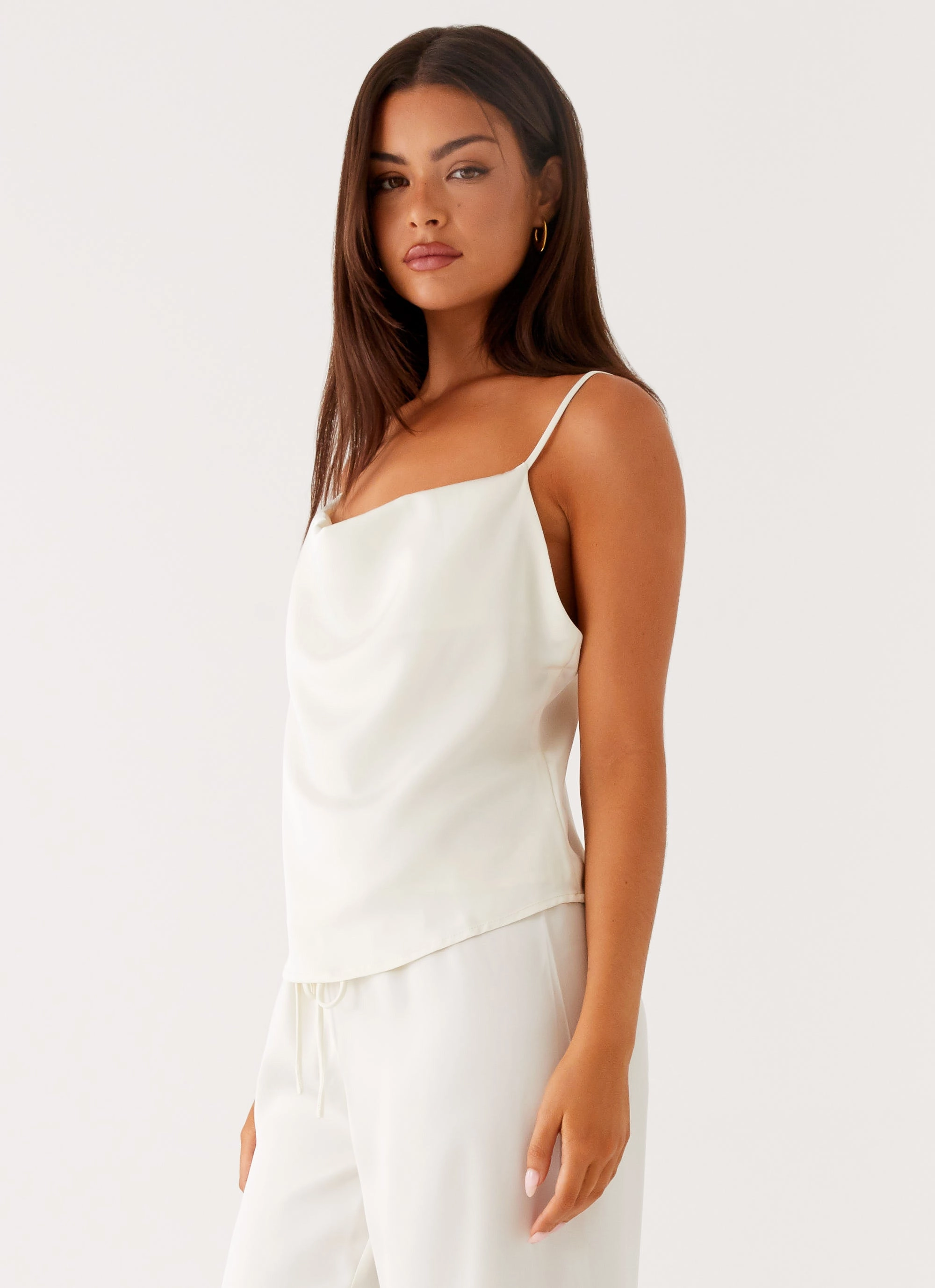 Kaia Cowl Neck Top - Butter Friction Resistant Edges