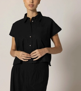 Kalora Blouse | Black NoiseFree Material Kalora Blouse | Black Reinforced Shoulder
