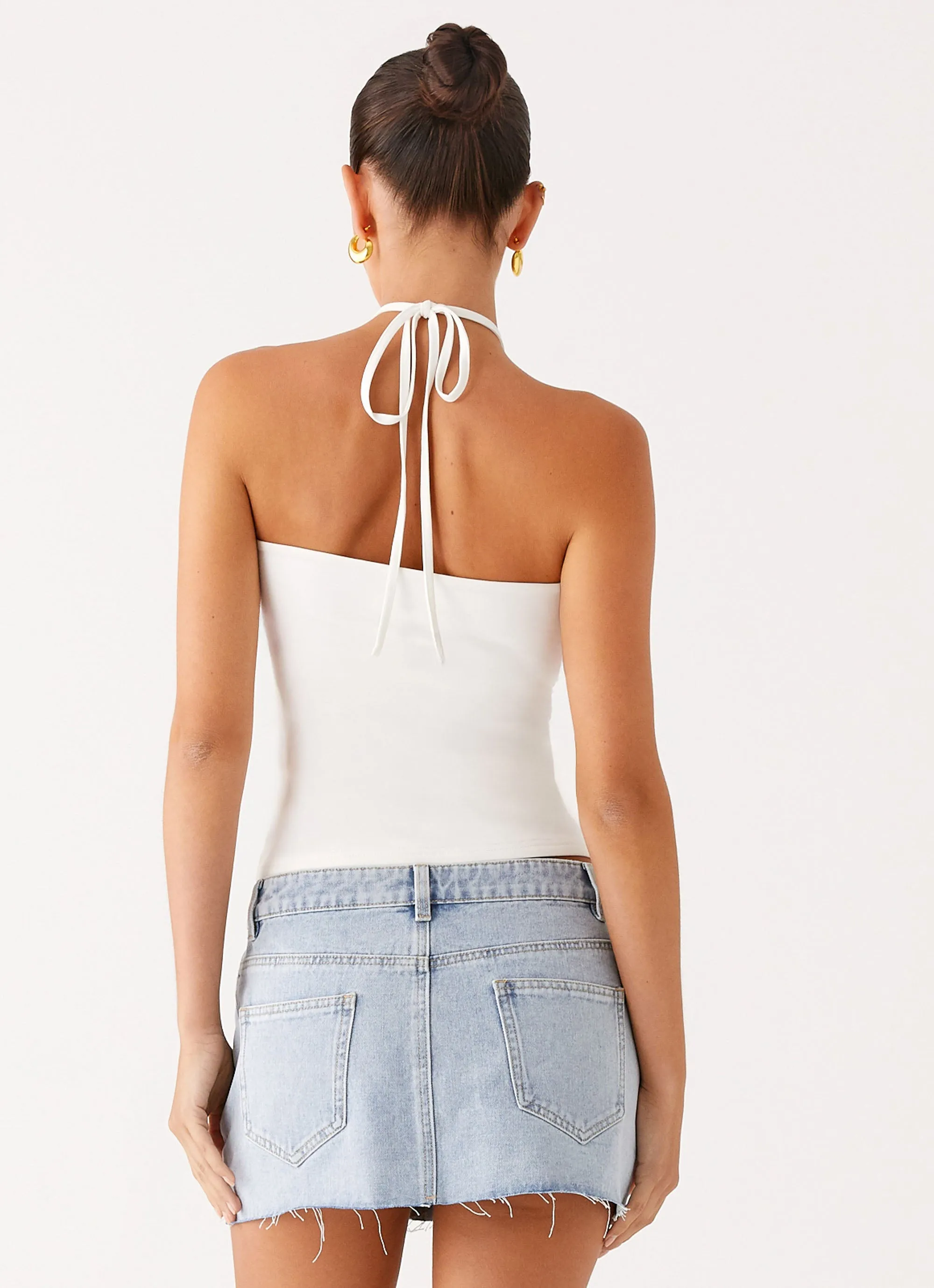 Kamen Low Rise Mini Skirt - Light Denim Tough Flex Movement Fit