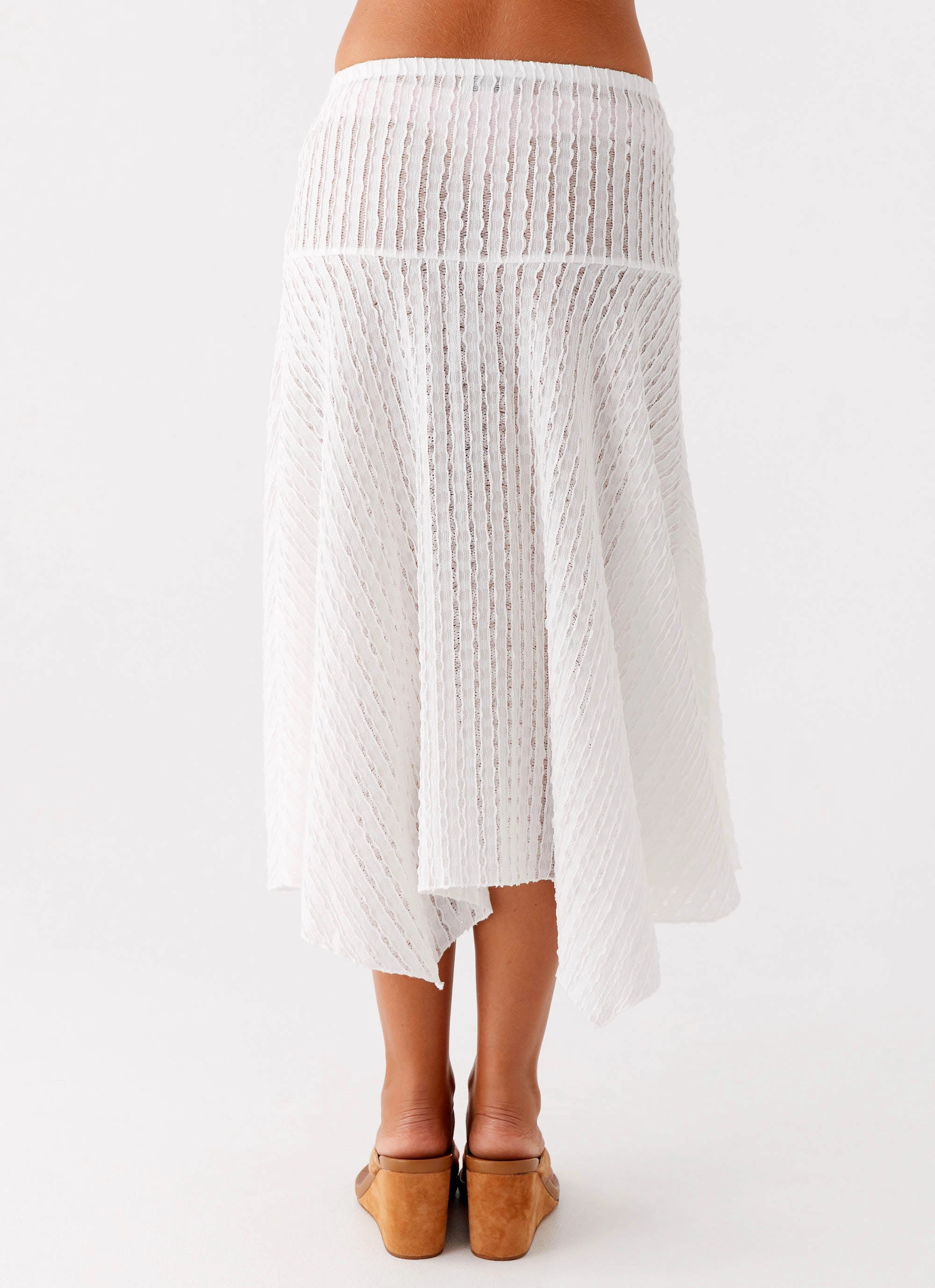 Katta Midi Skirt - Ivory Comfortable Fit Wear Long Use