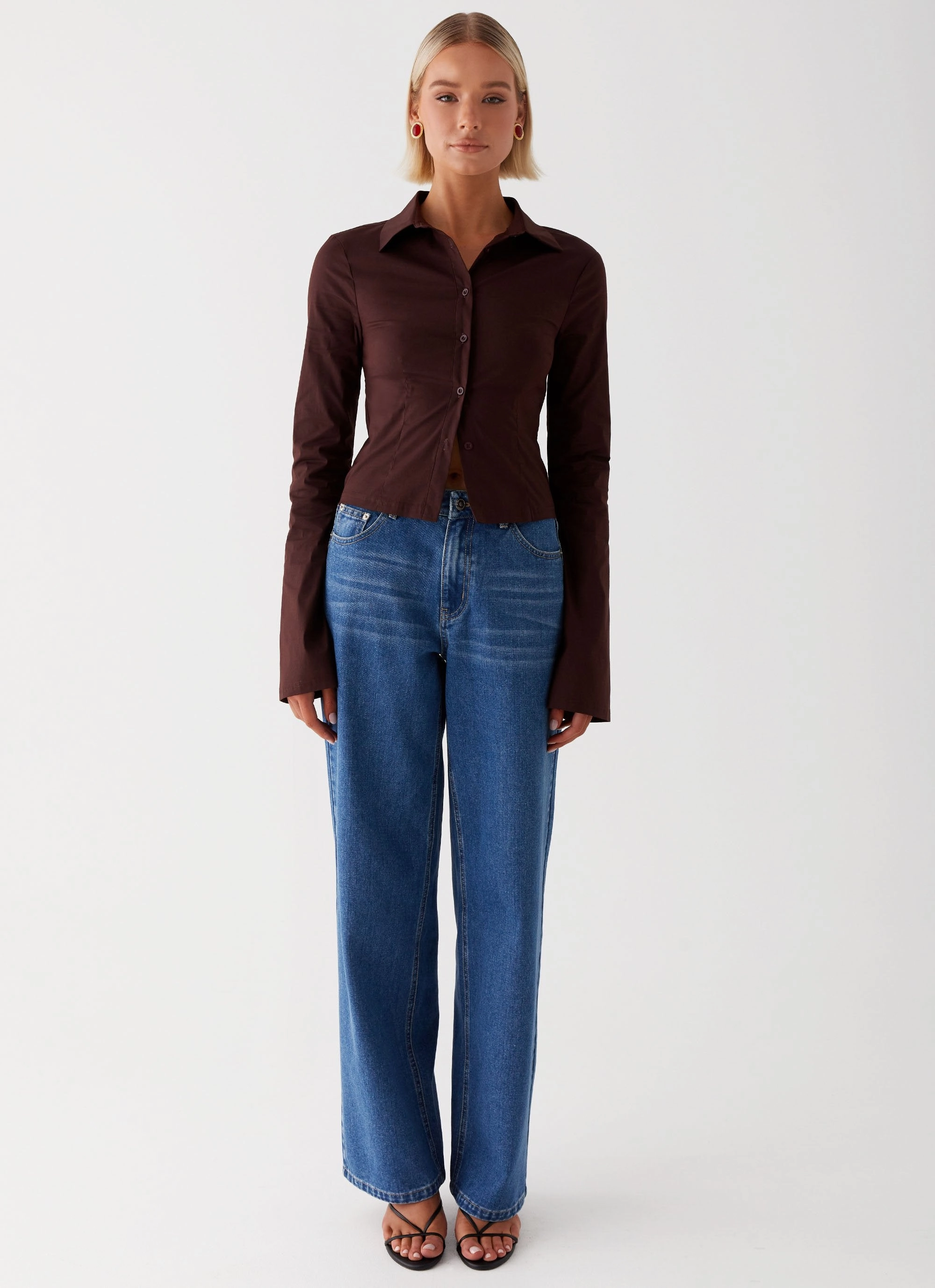 Keanna Low Rise Jeans - Indigo Slim Fit Wear