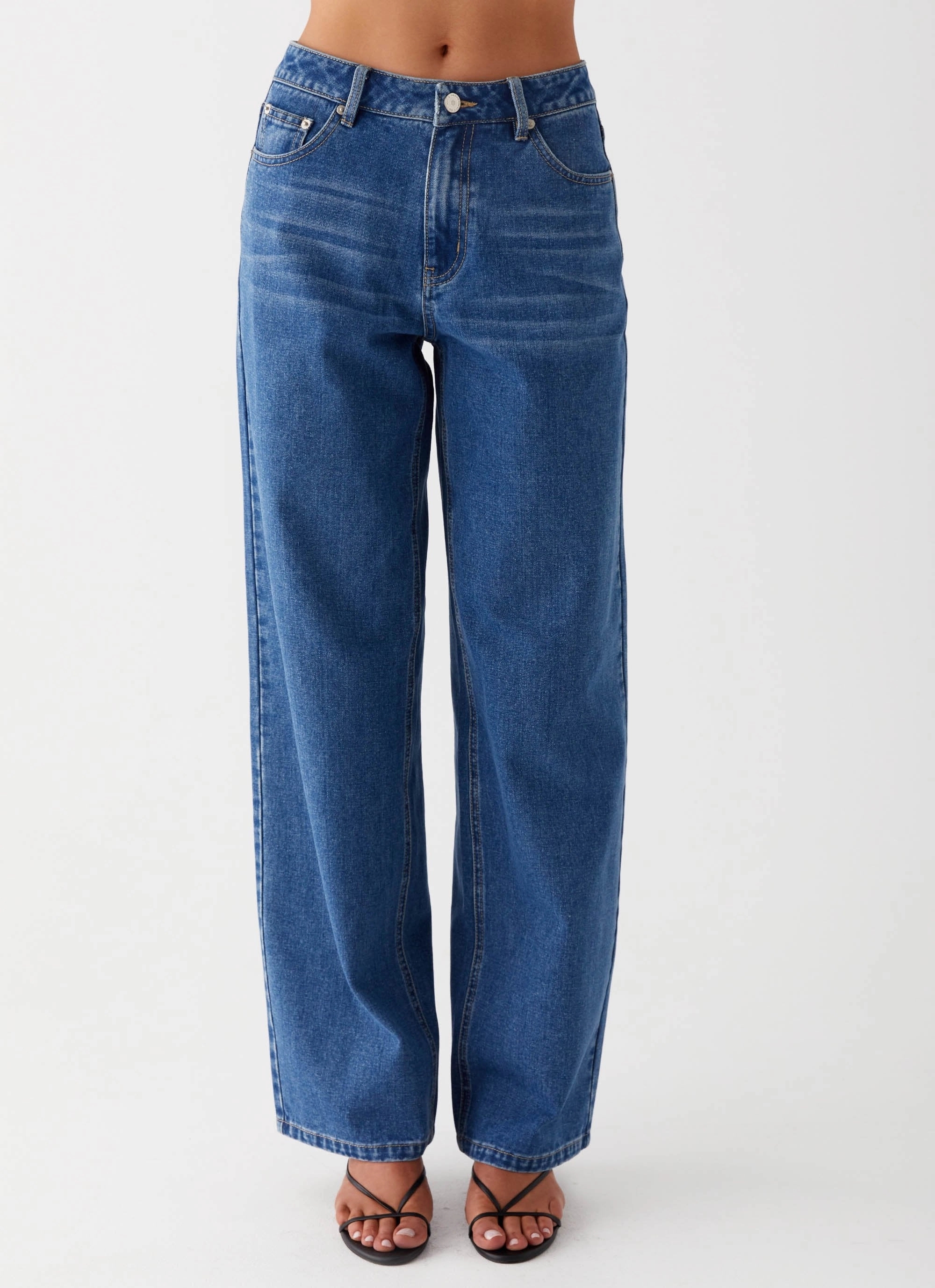 Keanna Low Rise Jeans - Indigo Tight Cut