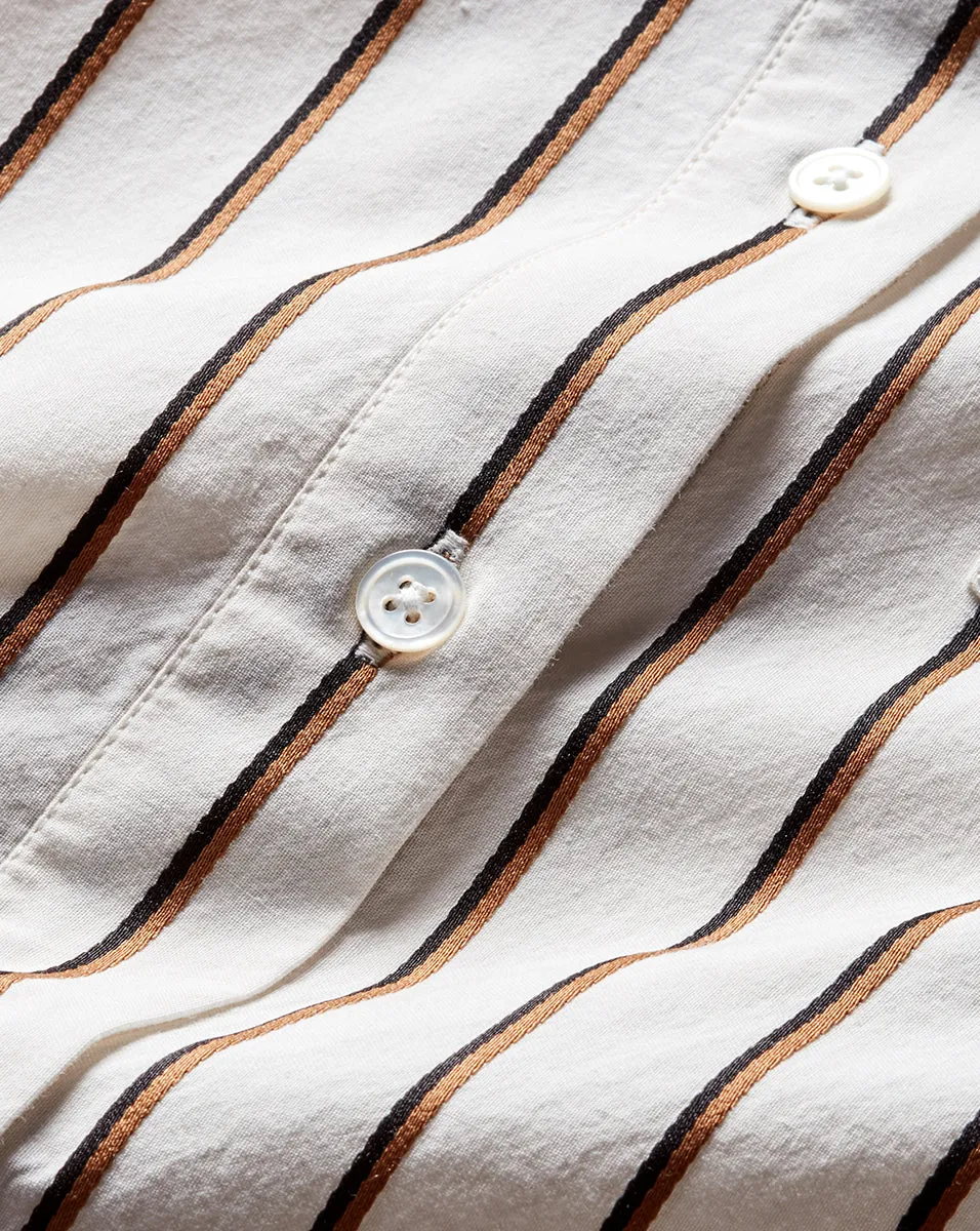 Keiko Stretch-Cotton Button-Down Shirt