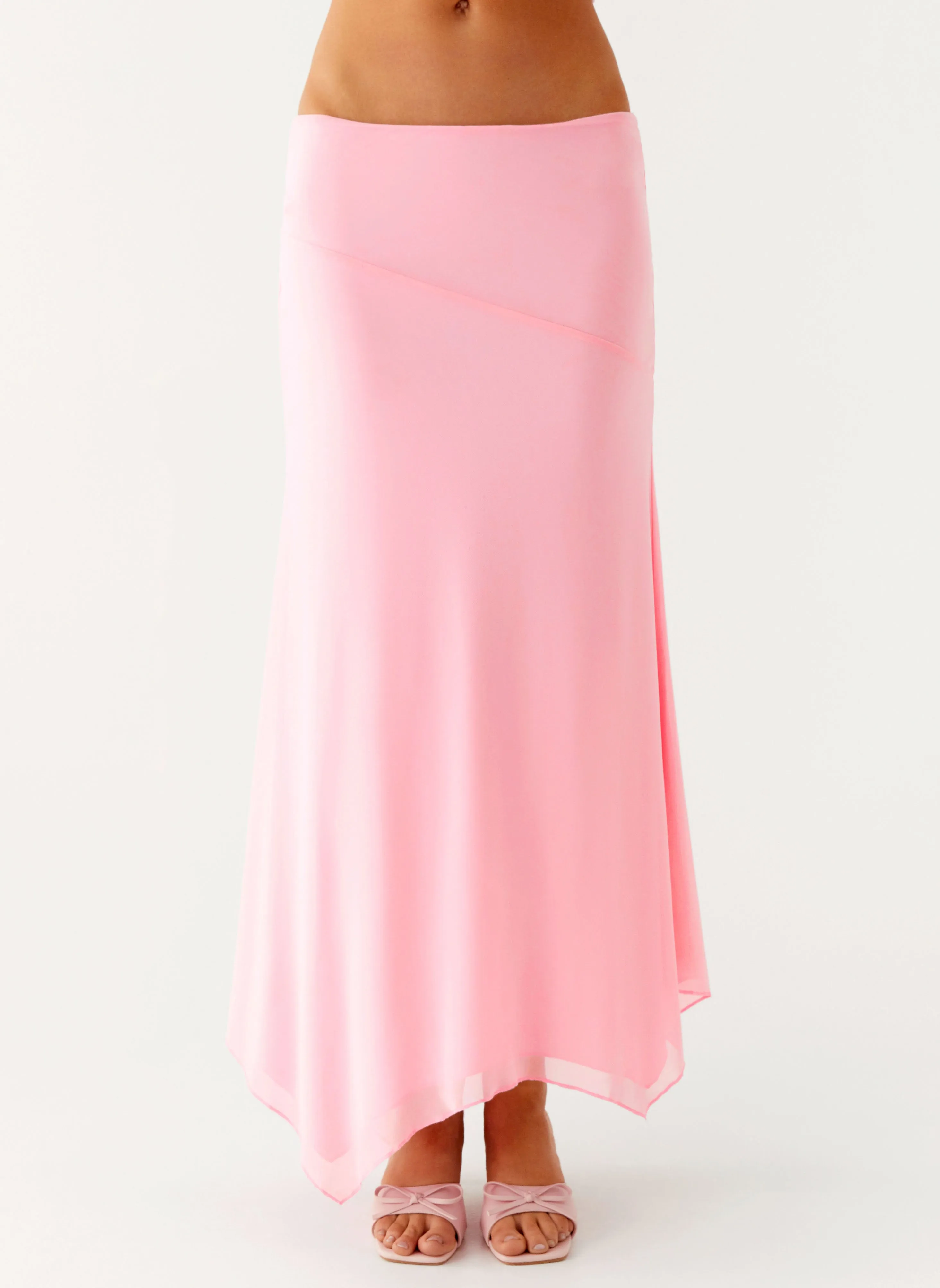 Outdoor Activity Kerrie Hanky Midi Skirt - Baby Pink