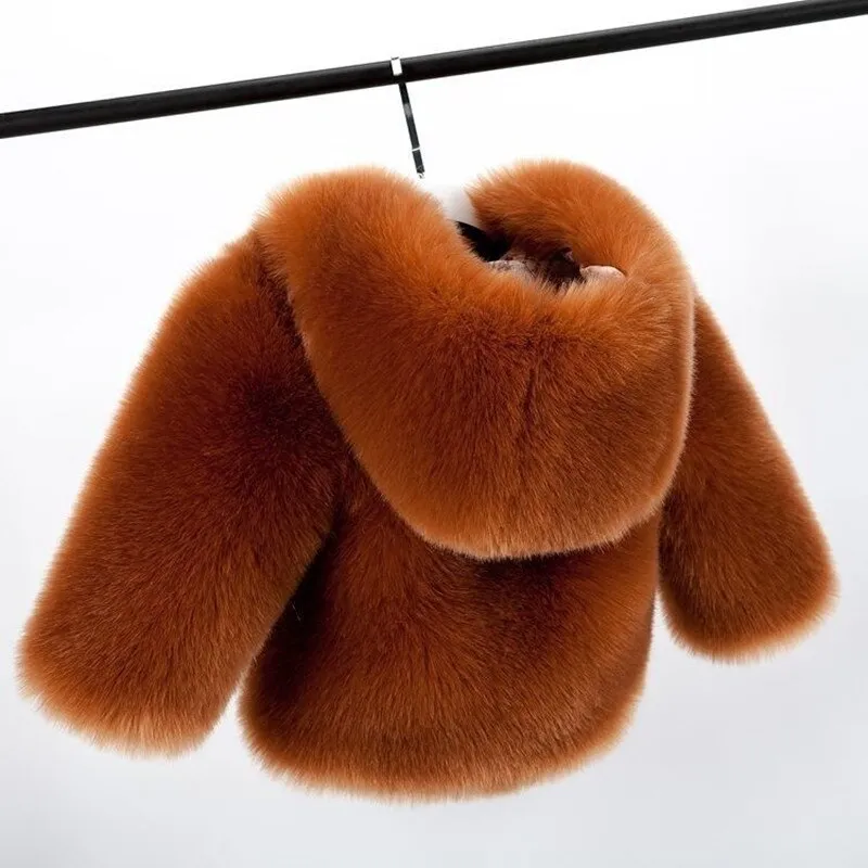 Kid Girls Faux Fur Coat Clothing