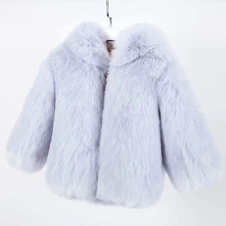Kid Girls Faux Fur Coat Clothing