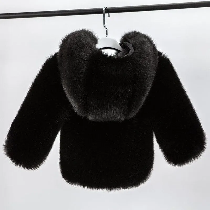 Kid Girls Faux Fur Coat Clothing