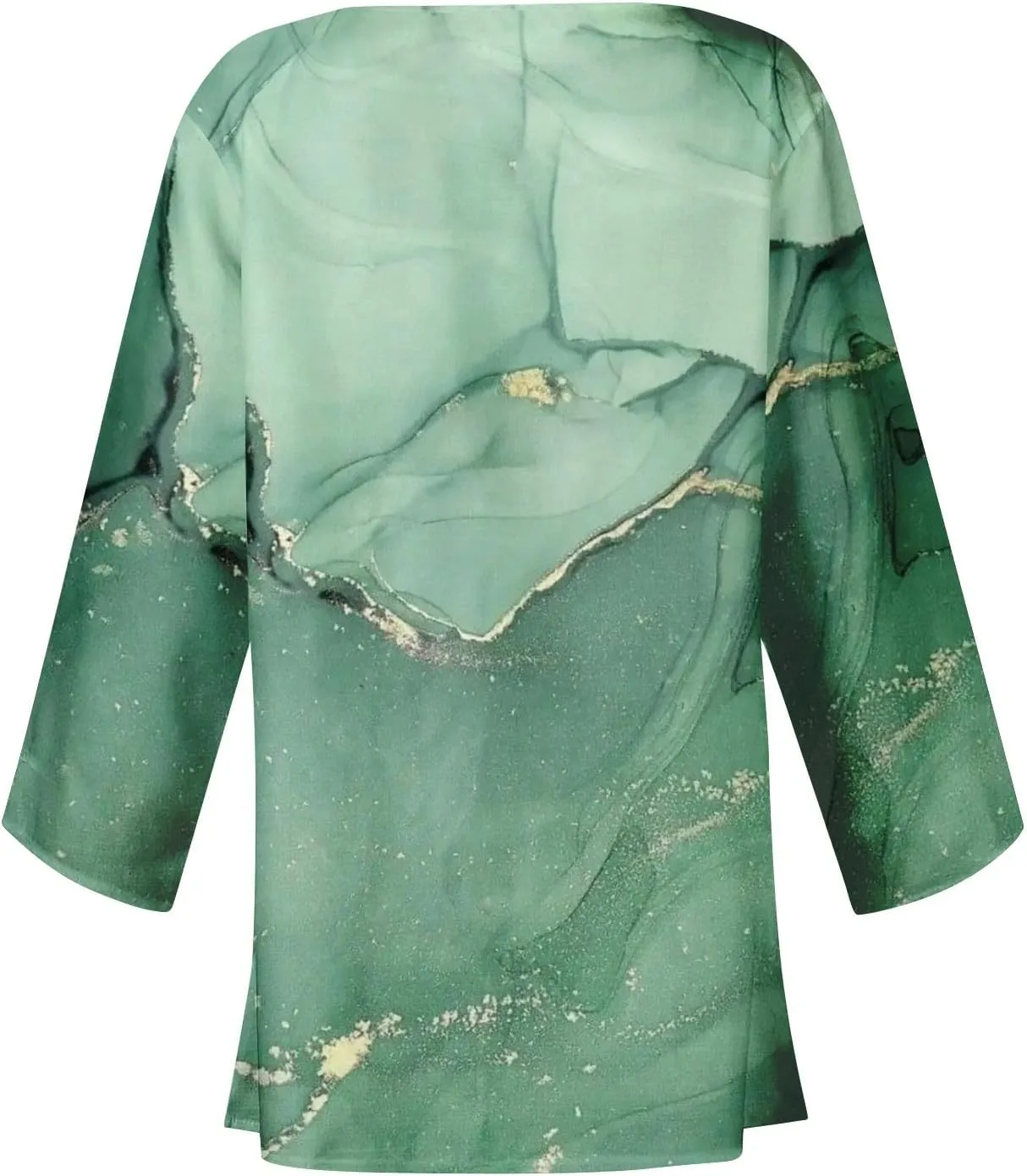 Kimonos for Women Plus Size Lightweight Floral Printed Tops Dressy Casual 3/4 Sleeve Summer Cardigan