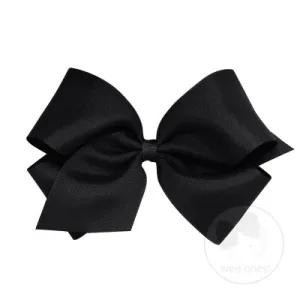 King Grosgrain Bow, Black
