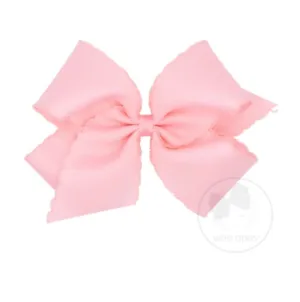 King Monotone Moonstitch Bow, Light Pink