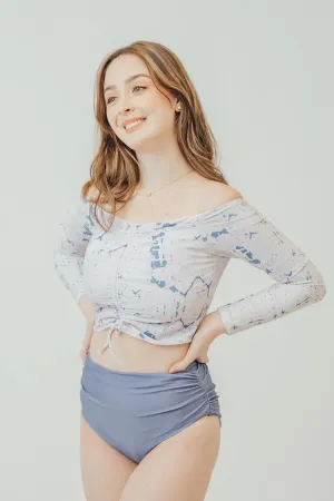 Kira Contrast Tie-Dye High Waist Set