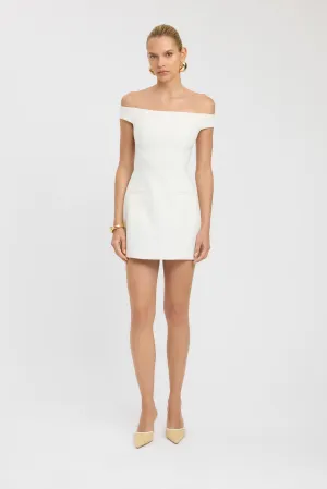 Knee Length Alto Off Shoulder Mini Dress Minimalist Layering Alto Off Shoulder Mini Dress