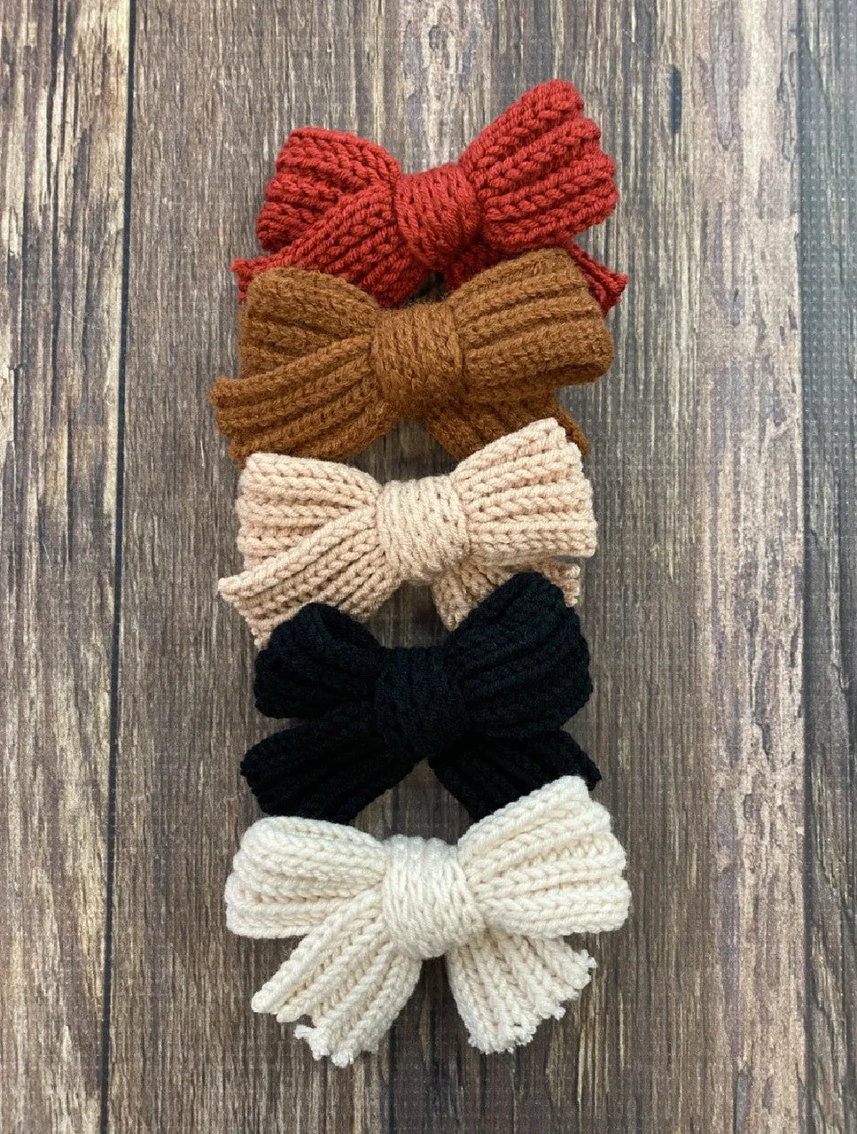 Knitted Hair Bow