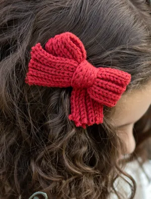Knitted Hair Bow