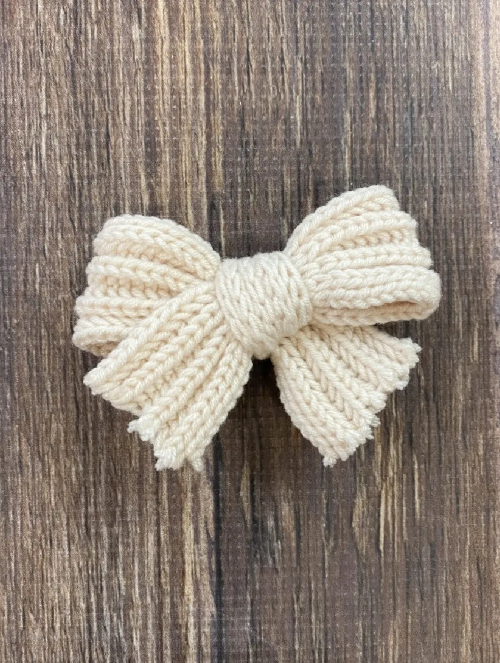 Knitted Hair Bow