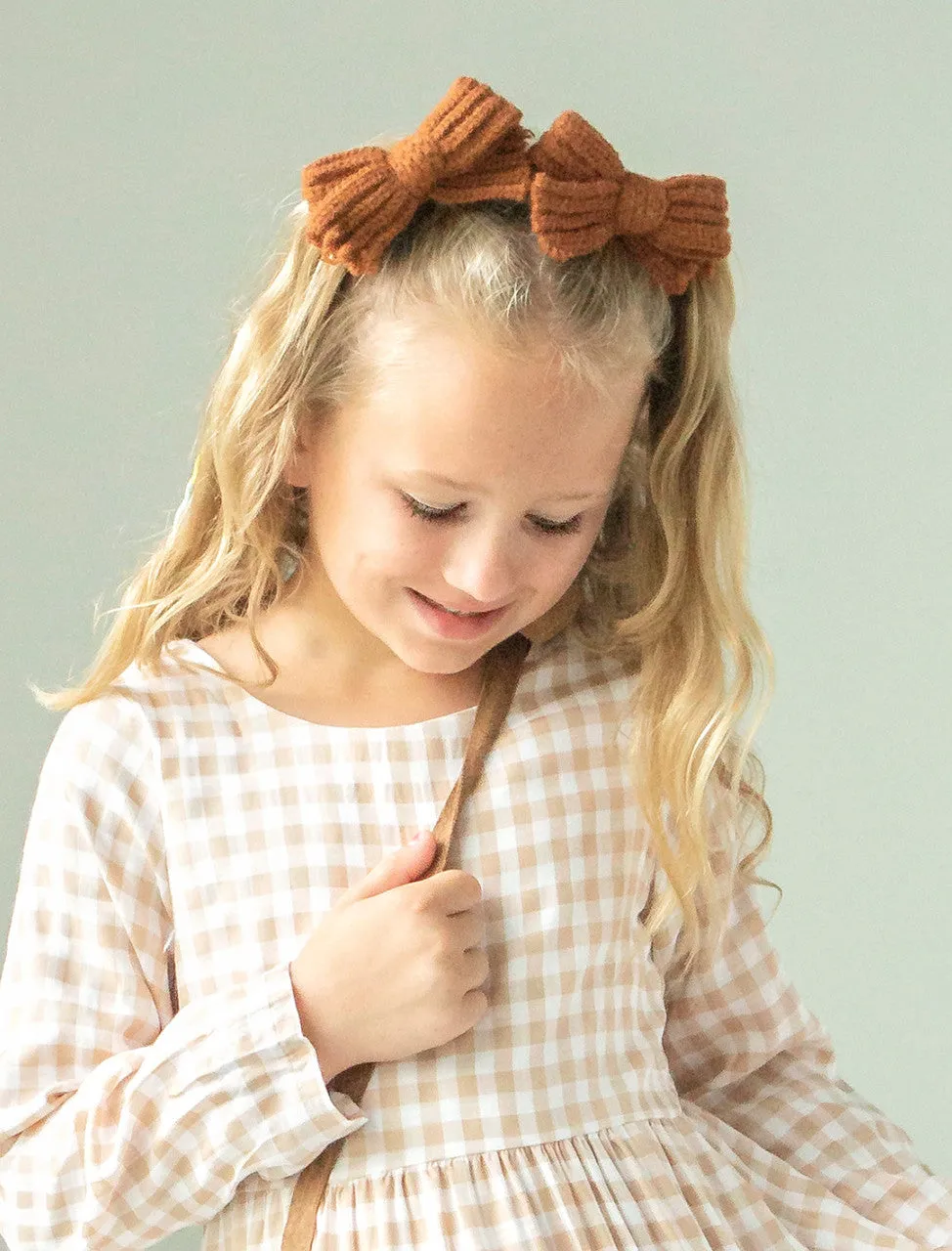 Knitted Hair Bow