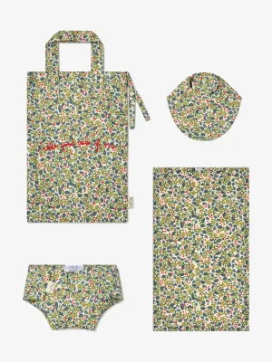 Konges Slojd Baby Girls Organic Cotton Doll Nursery Set