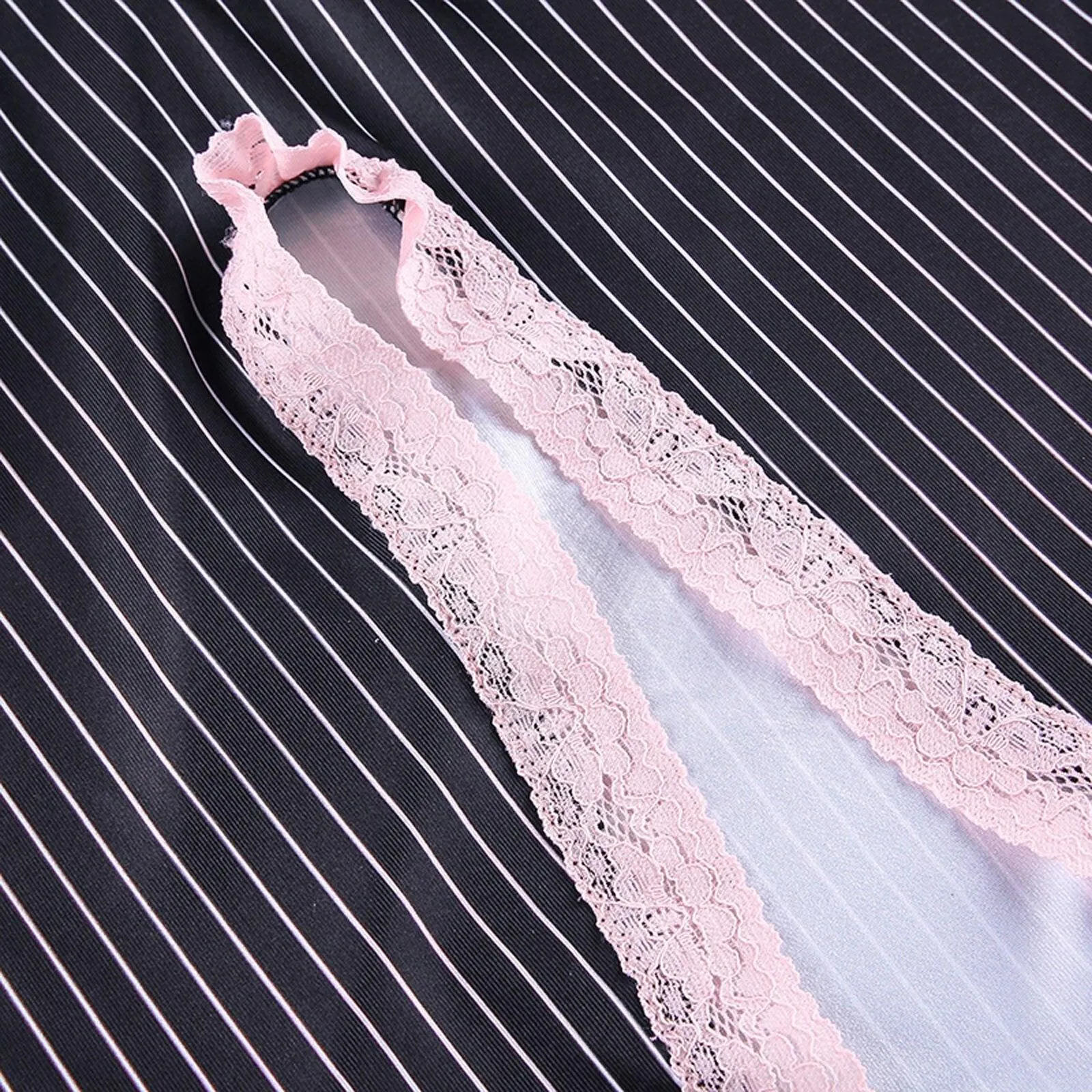 Lace Bow Aesthetic Crop Top