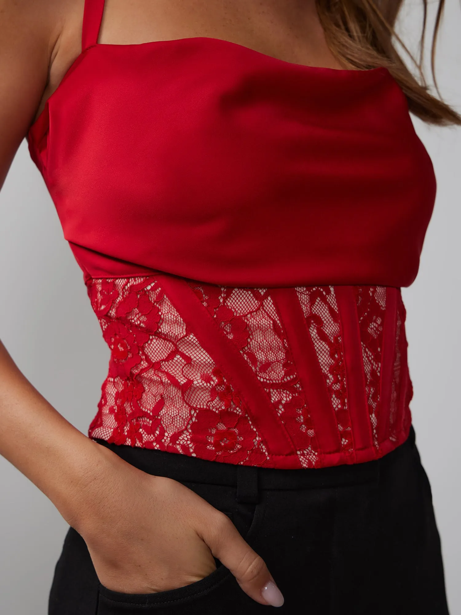 Lace Corset Top