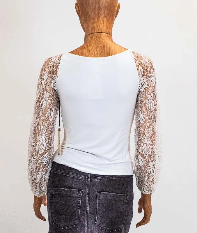 Lace Sleeve Blouse