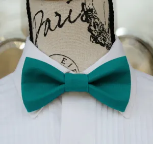 Lagoon Medium Teal Bow Tie (270)