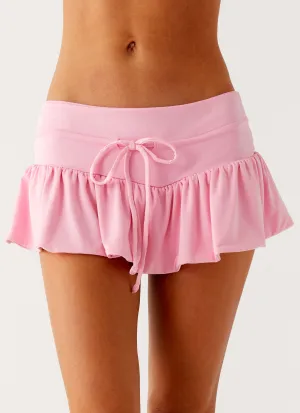 Landon Mini Skort - Pink AntiStaticFinish Simple Comfort Wear Modern Comfort Landon Mini Skort - Pink