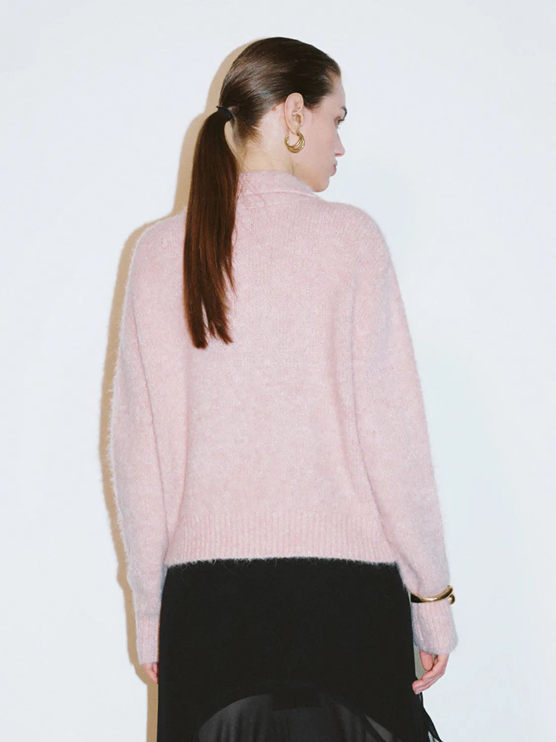 Lapel Knitted Cardigans