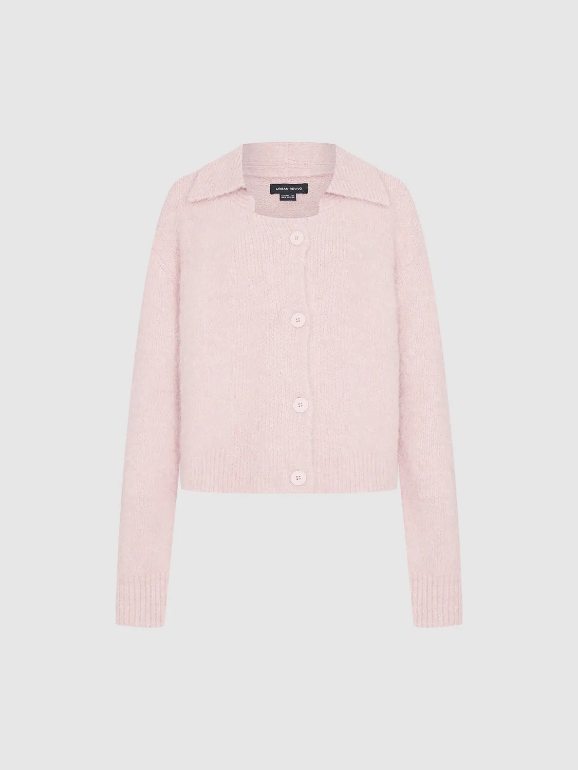 Lapel Knitted Cardigans