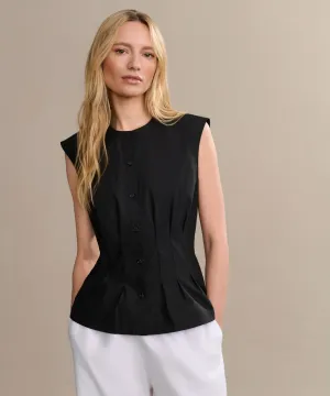 Lara Top Adjustable Feature Layered Ply Construction AdjustableNeckline Lara Top