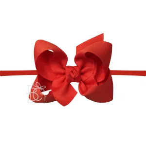 Large Bow on Nylon, Red