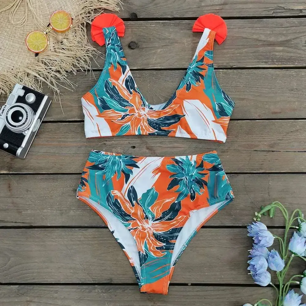 Large Flower Swimsuit