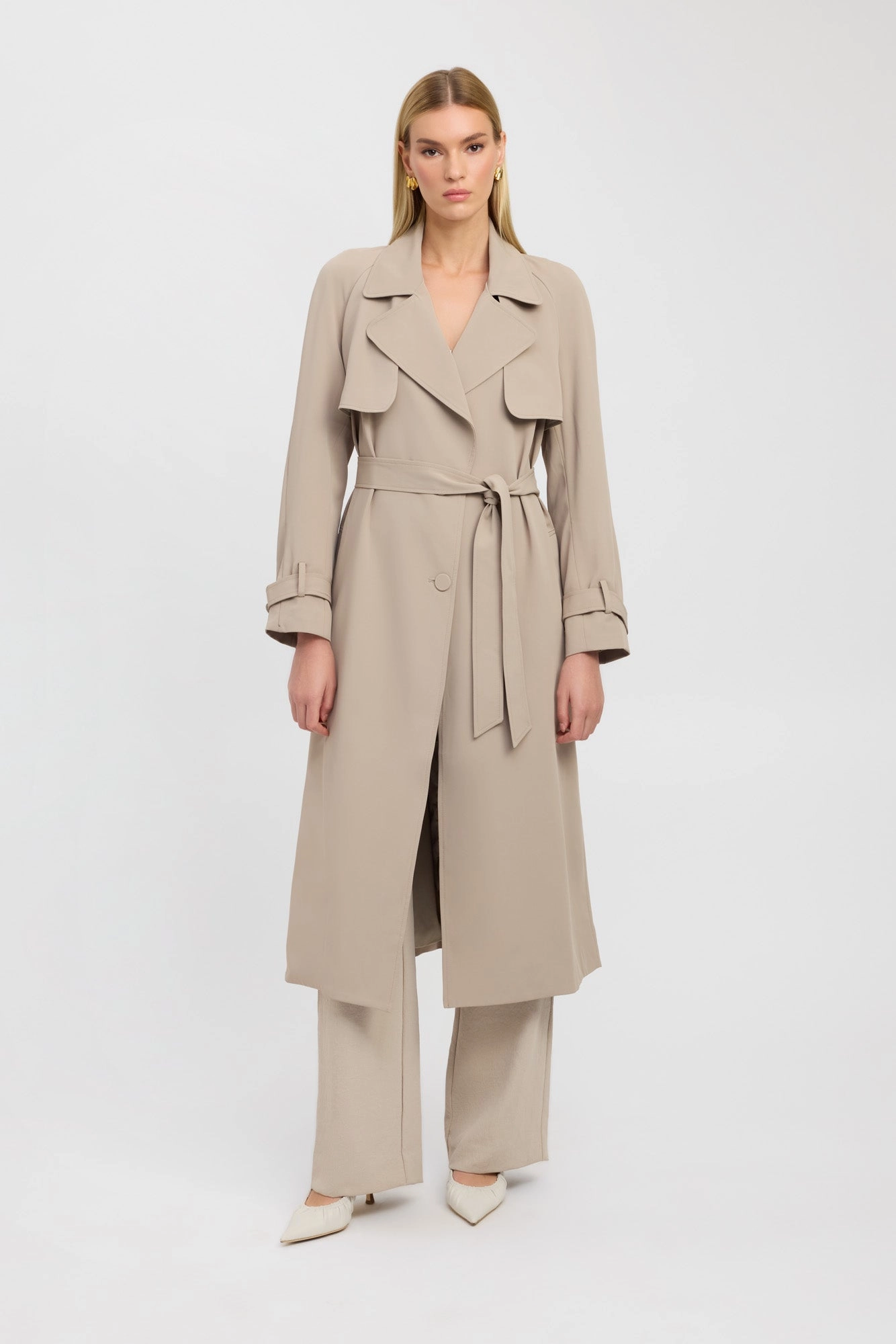 Lars Core Trench suitable for fashion contests Zippered Vents