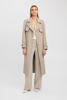Lars Core Trench Flexible Shoulder Cut All Purpose Outerwear futuristic Lars Core Trench