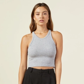 LaserCut Perforation The Ultimate Cropped Tank Quick Dry Material The Ultimate Cropped Tank