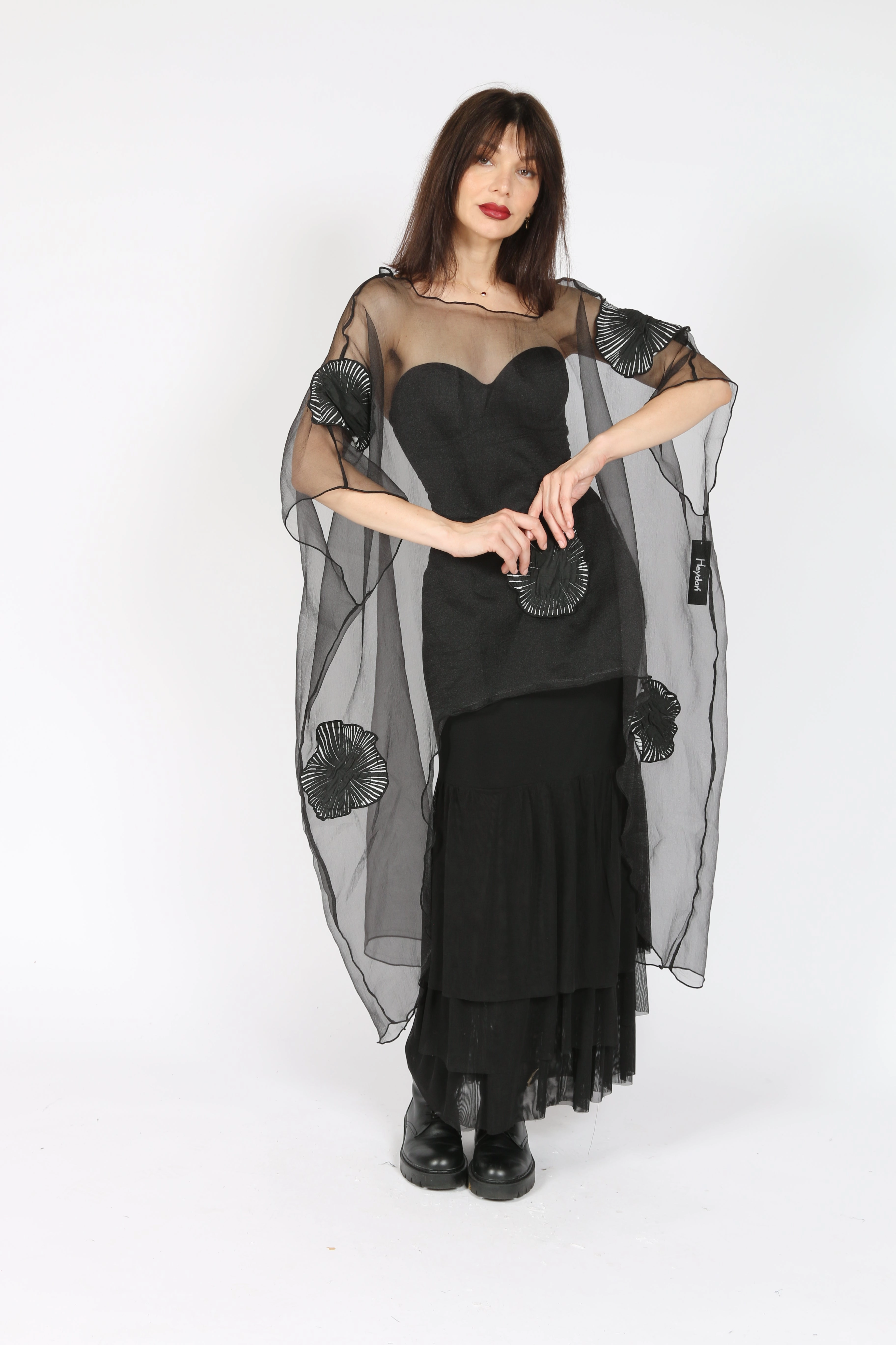 Simple Pullover Durable Hem Stitching Layer chiffon top