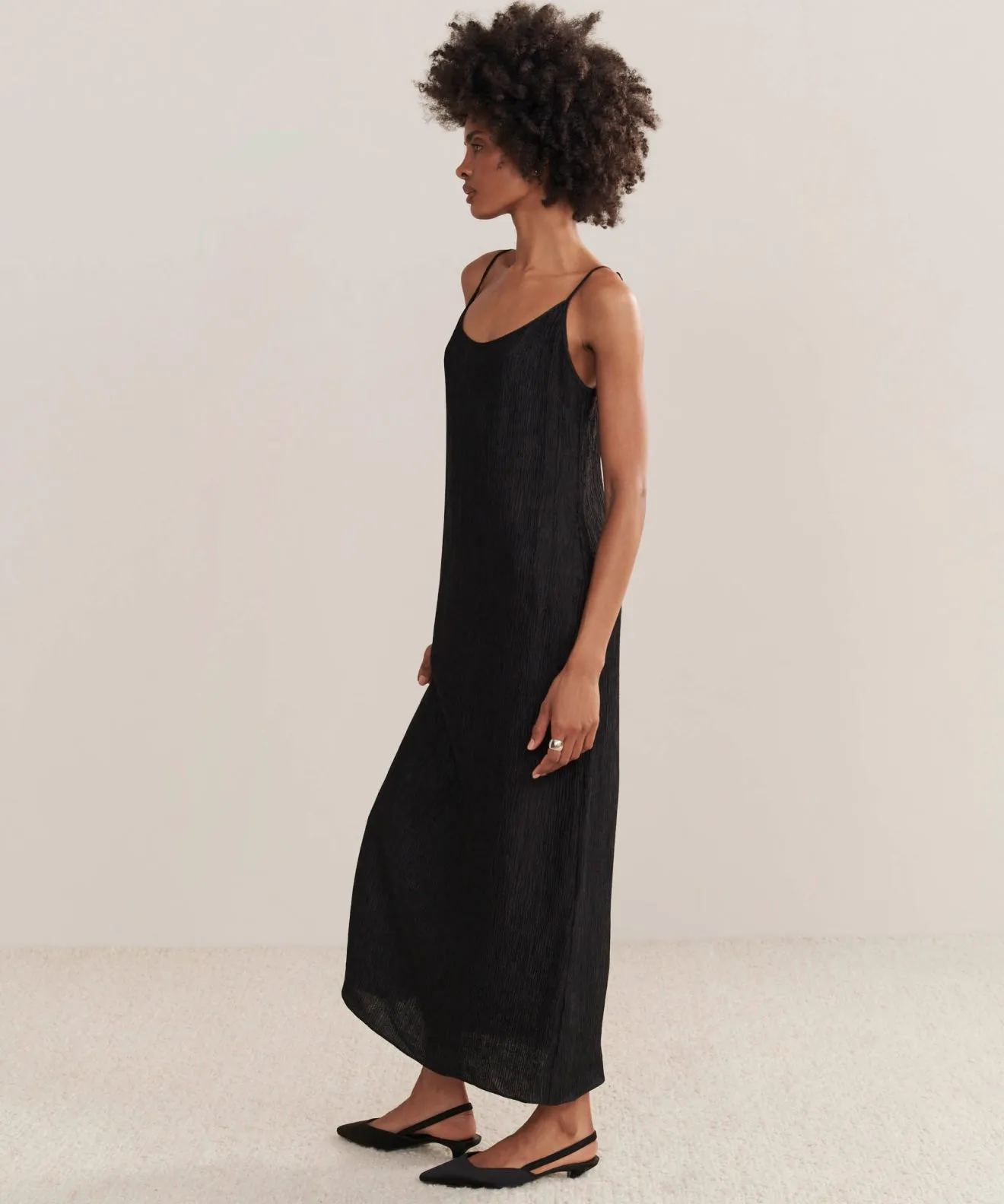 Bold Elegance Sophisticated Layers Fete Slip Dress