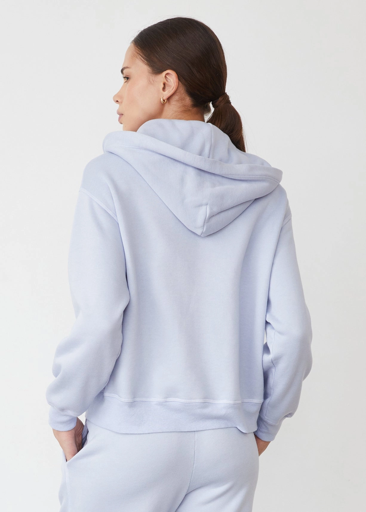 Teddy Fleece Relaxed Zip Up Hoody AntiStaticInnerLining FoamReinforcedCollar