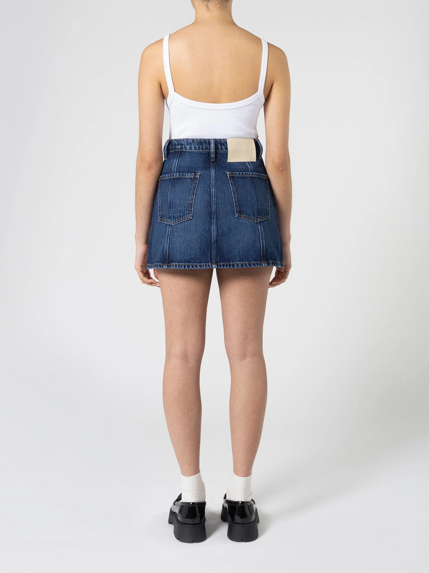 Mika Skirt Heritage Double Layered Hem Double Layered Construction