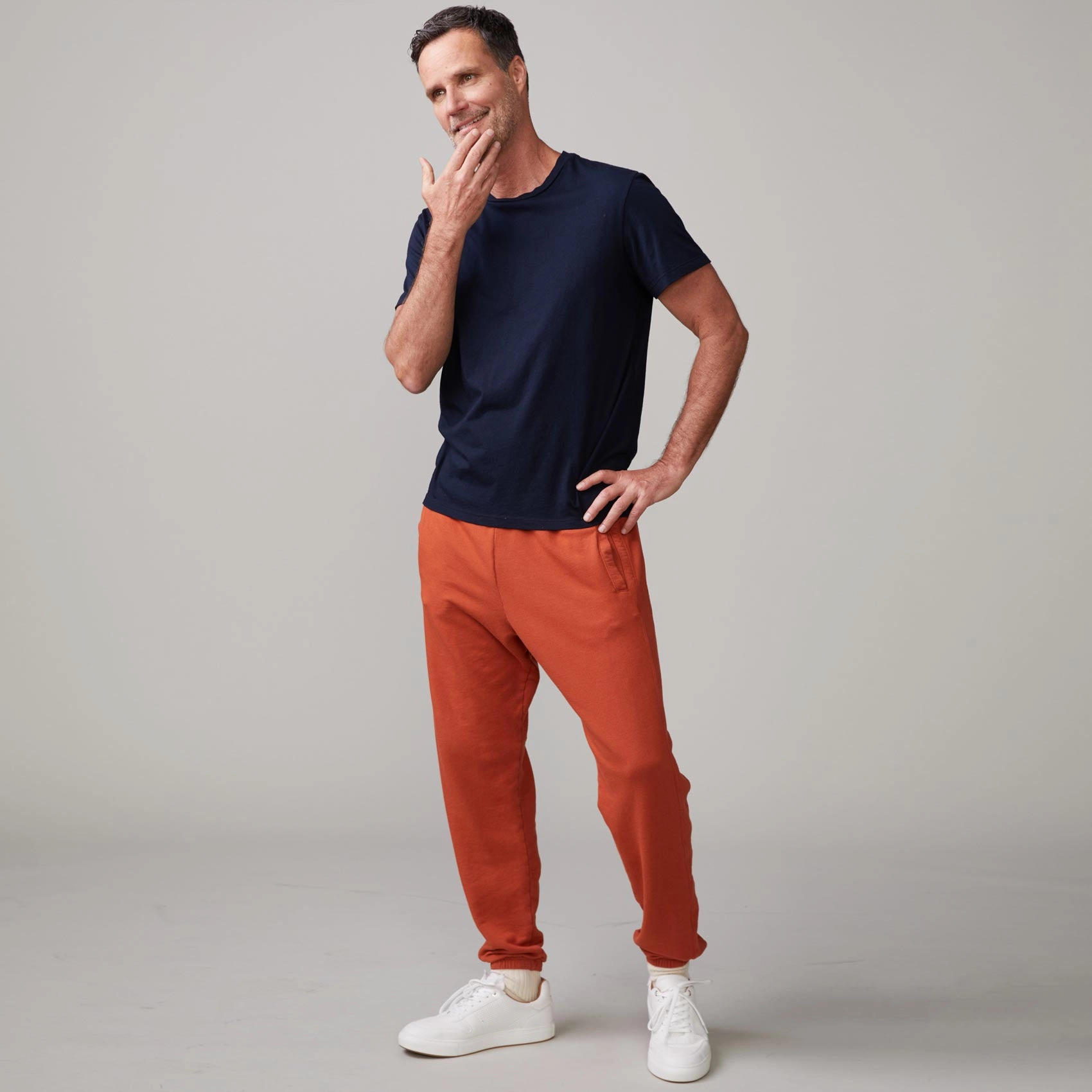 Flatlock Seam Design Comfortable Wear Lounge Sweats