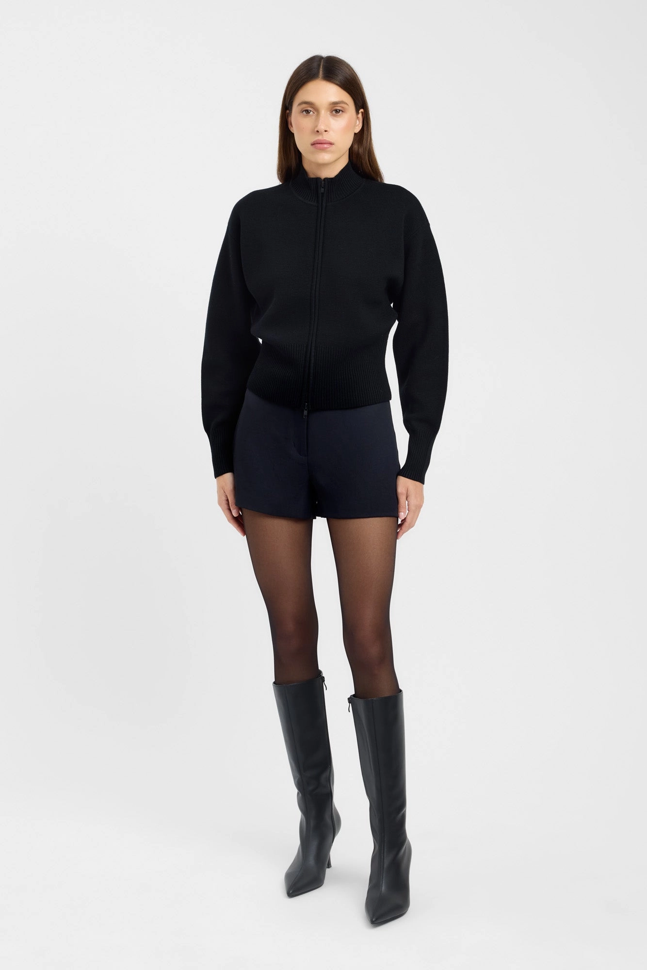 Dalton Zip Cardigan HighElasticity Fabric