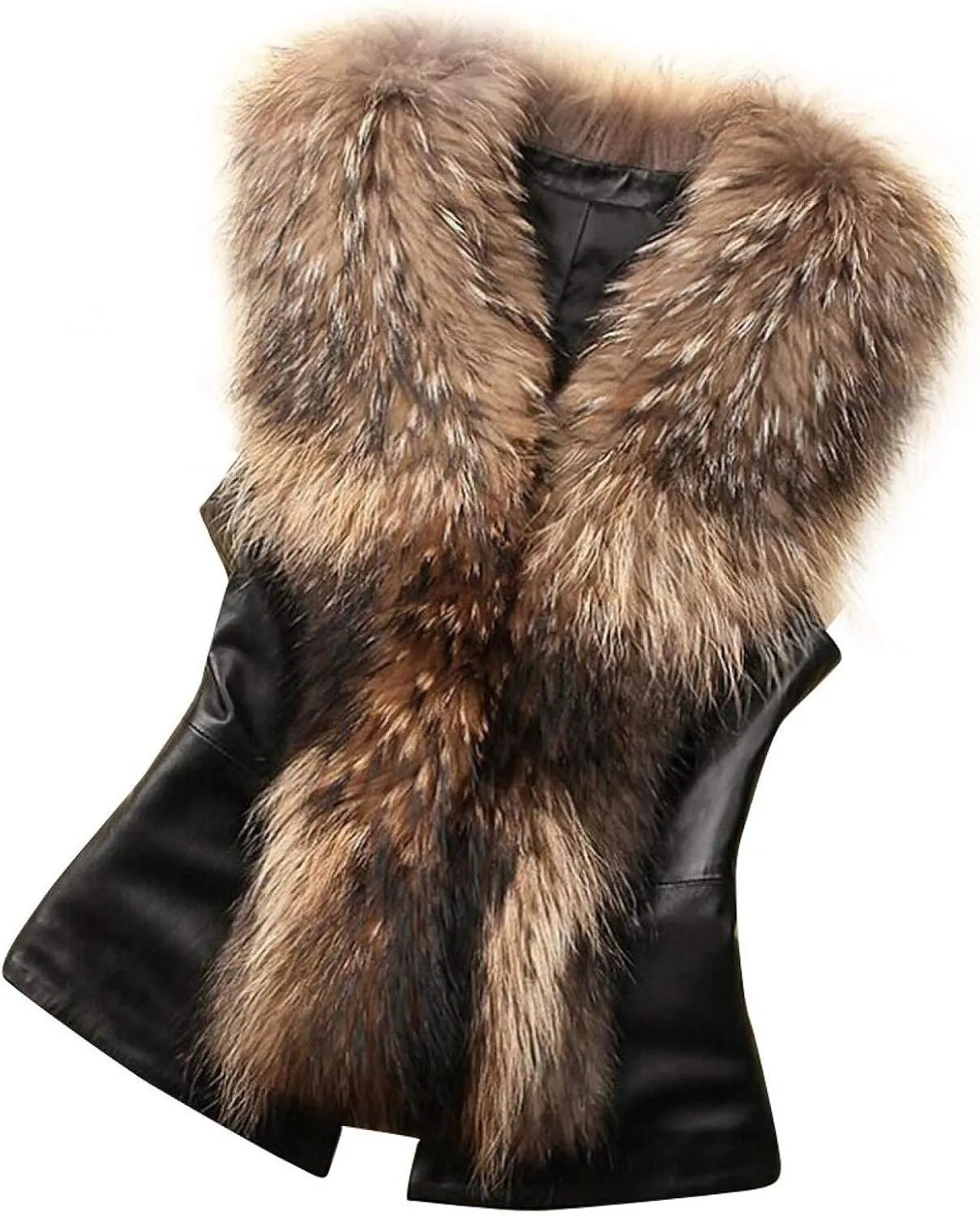 LCMTWX Womens Winter Outerwear Faux Fur Long Jacket Faux Sleeve Short Warm Women's Coat Long Sleeve Pockets Shaggy Purple