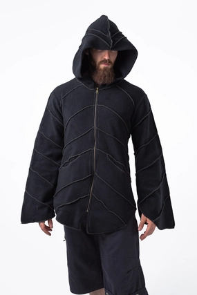 Leaf Fleece High Tensile YKK Zippers Adjustable Cuff Design Leaf Fleece