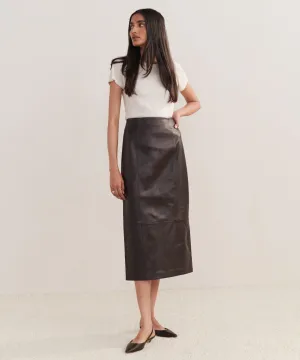 Leather Sienna Skirt Multi Pocket Functionality Leather Sienna Skirt Low Rise Fit All-Purpose Wear