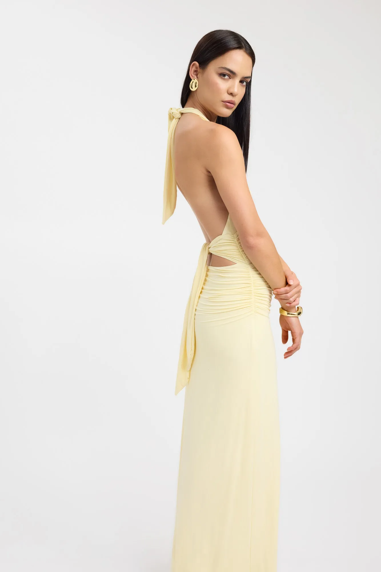 Adjustable-Straps Leni Maxi Dress