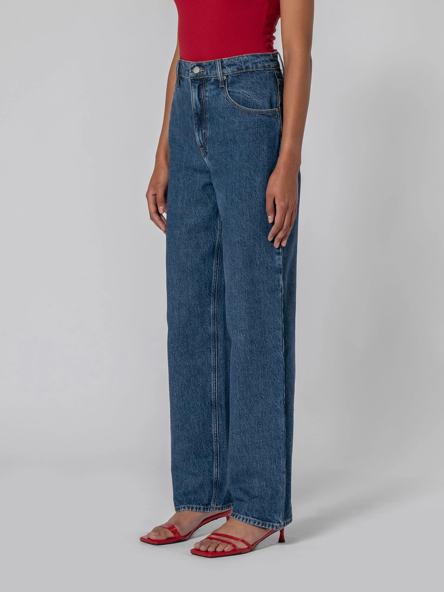 Non Fading Technology Fray Resistant Hem Lennox Jean Antique Stone